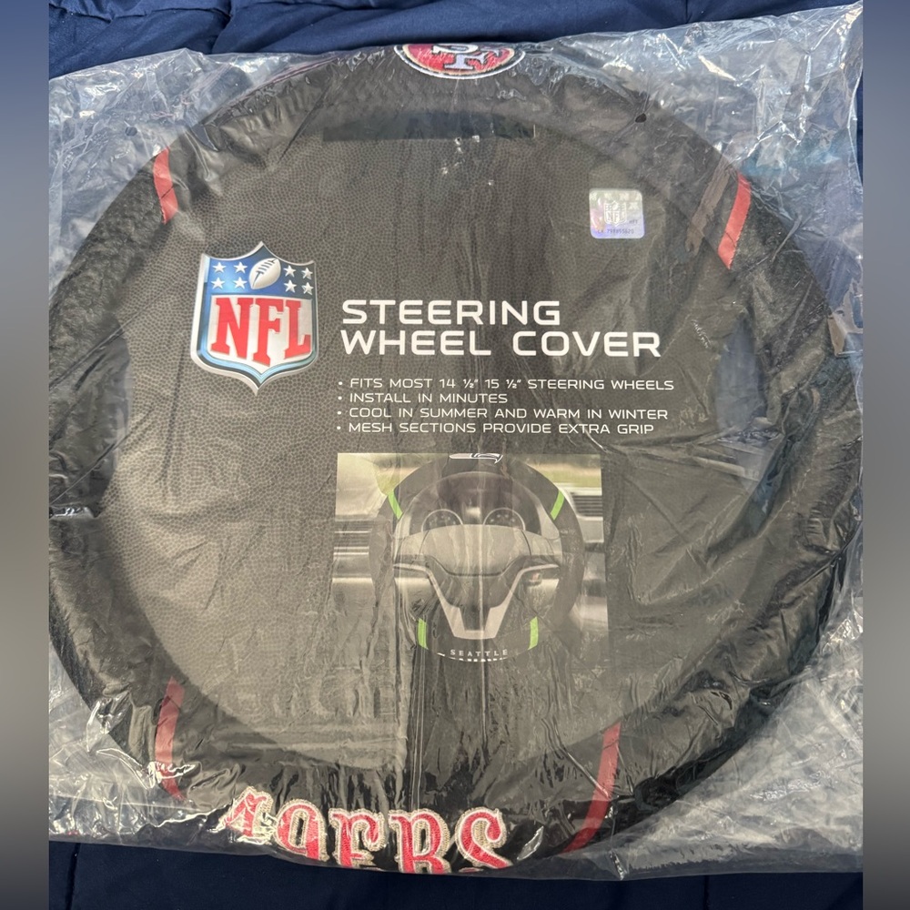 New Official SF 49ers Steering Wheel Cover - $35 (Firm)